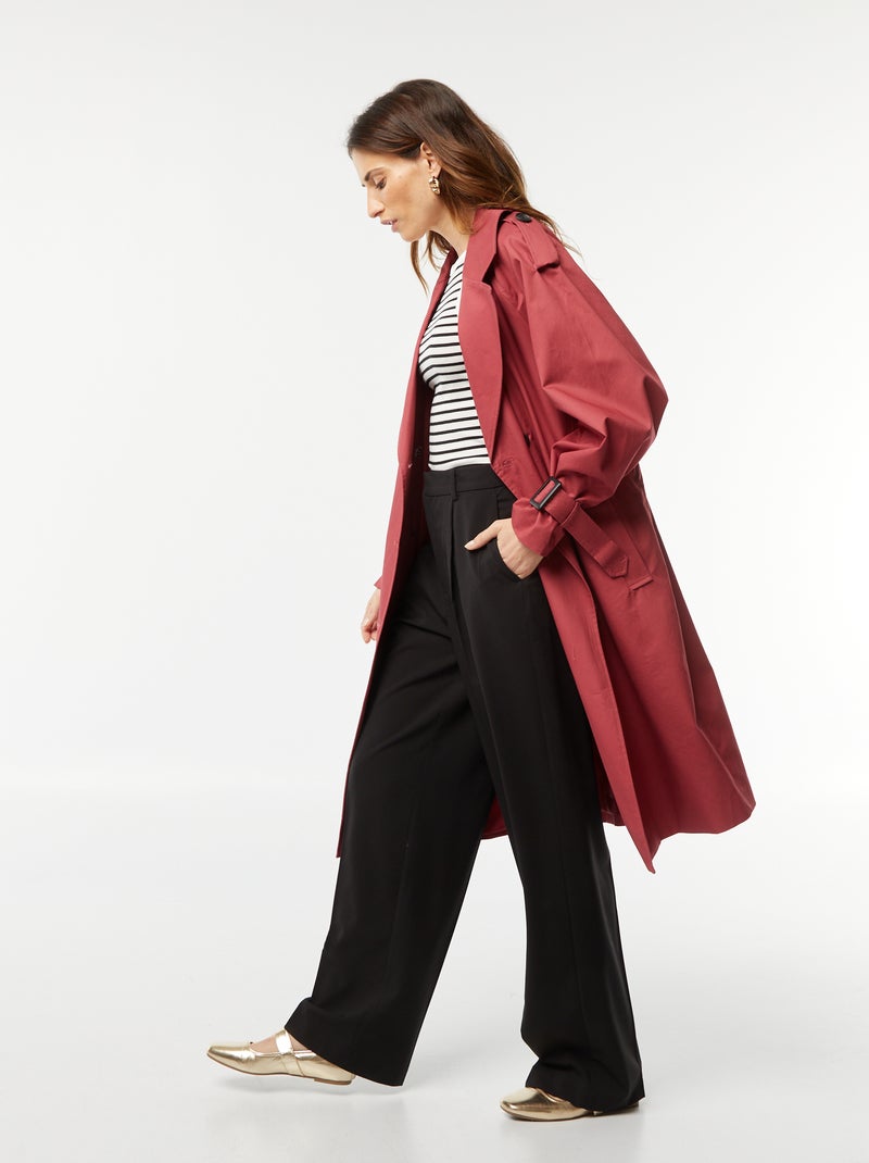 Halflange trenchcoat ROSE - Kiabi