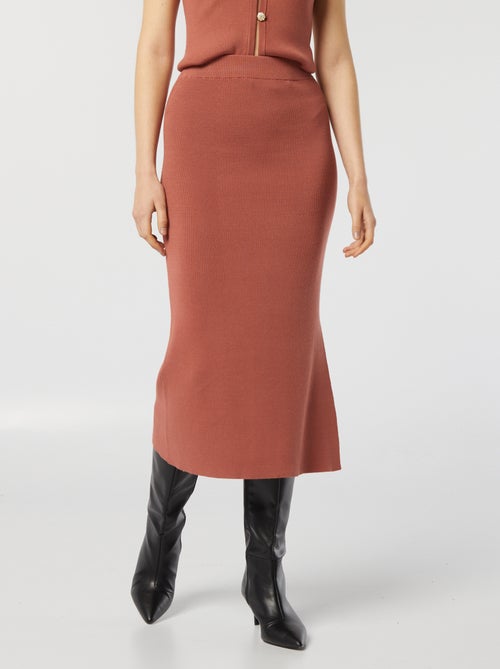 Halflange tricotrok - Kiabi