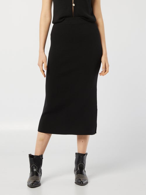 Halflange tricotrok - Kiabi