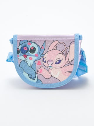 Halfronde Disney-tas met Stitch-print