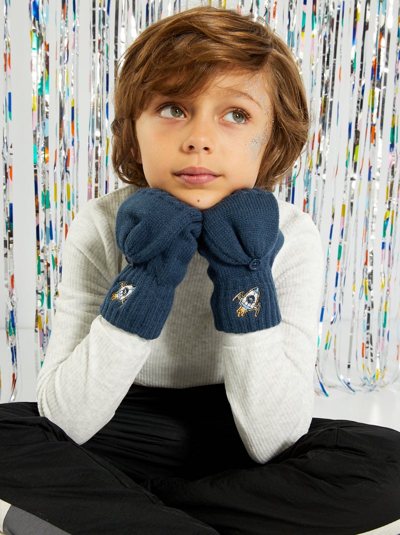 Handschoenen (zonder vingers) BLAUW - Kiabi