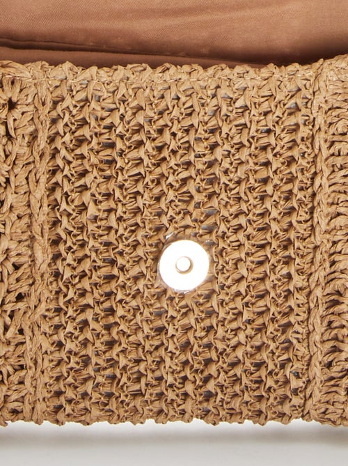 Handtasje van raffia met schouderband - Kiabi Handtasje van raffia met schouderband - Kiabi