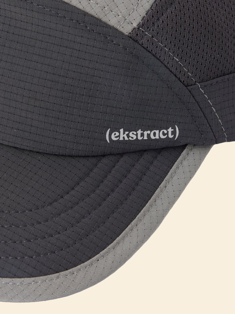 Hardloopcap met soepele klep - (ekstract) Zwart - Kiabi