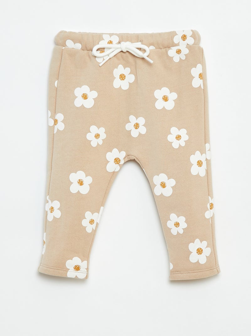 Harembroek met print Biege - Kiabi