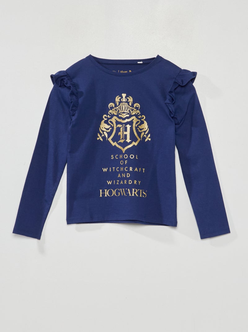 Harry Potter-T-shirt met lange mouw BLAUW - Kiabi
