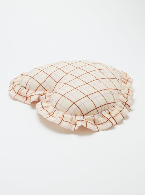 Hartvormig kussen van zacht, luchtig katoen (50 x 45 cm) - Kiabi