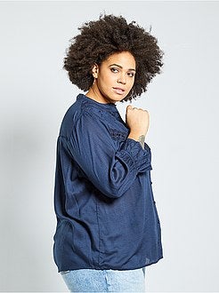 Hemd met Engels borduurwerk - Kiabi