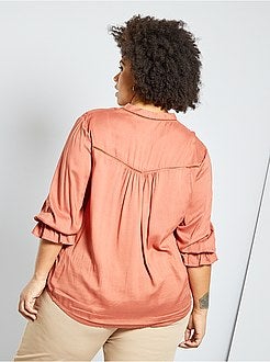 Hemd met Engels borduurwerk - Kiabi