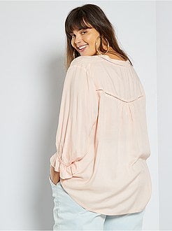 Hemd met Engels borduurwerk - Kiabi