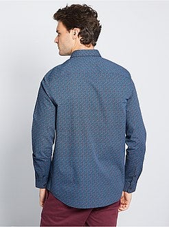 Hemd met klein motief +1m90 - Kiabi