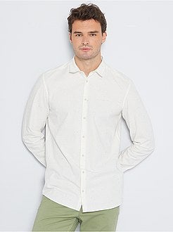 Hemd van gevlekt katoen +1m90 - Kiabi