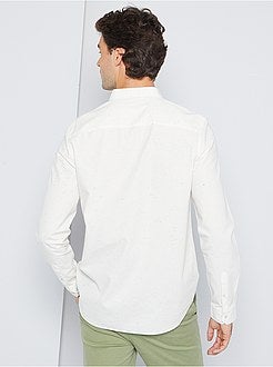 Hemd van gevlekt katoen +1m90 - Kiabi