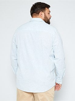 Hemd van katoen en linnen - Kiabi