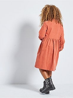 Hemdjurk van velours - Kiabi