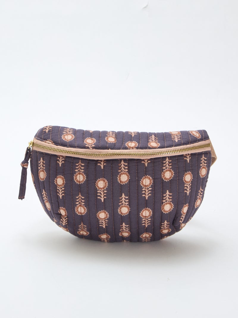 Heuptas met fantasieprint Paars - Kiabi