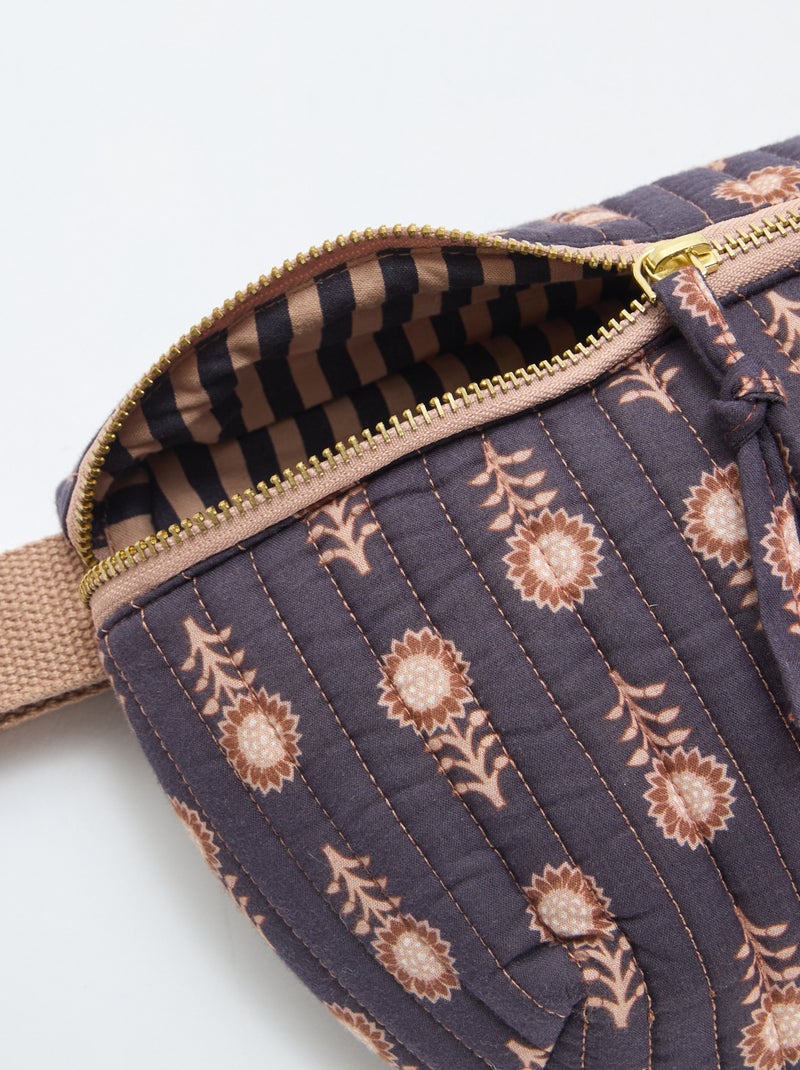 Heuptas met fantasieprint Paars - Kiabi