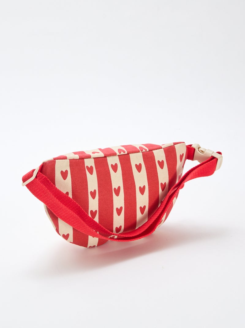 Heuptas met hartenprint 'Agathe Sorlet x Kiabi' - Valentijnsdag Wit - Kiabi