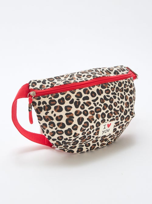 Heuptas met luipaardprint 'Agathe Sorlet x Kiabi' - Valentijnsdag - Kiabi Heuptas met luipaardprint 'Agathe Sorlet x Kiabi' - Valentijnsdag - Kiabi