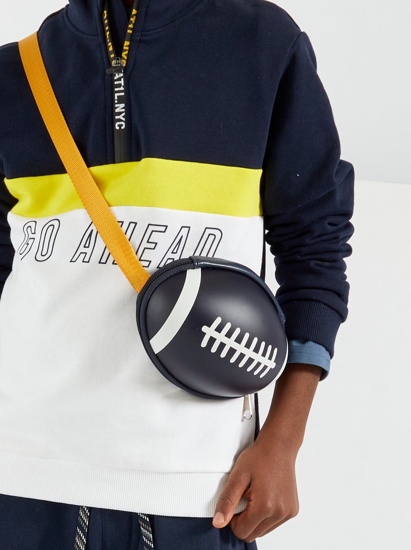 Heuptasje in rugbybalvorm blauw - Kiabi