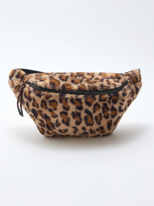 Heuptasje met luipaardprint van imitatiebont - Kiabi