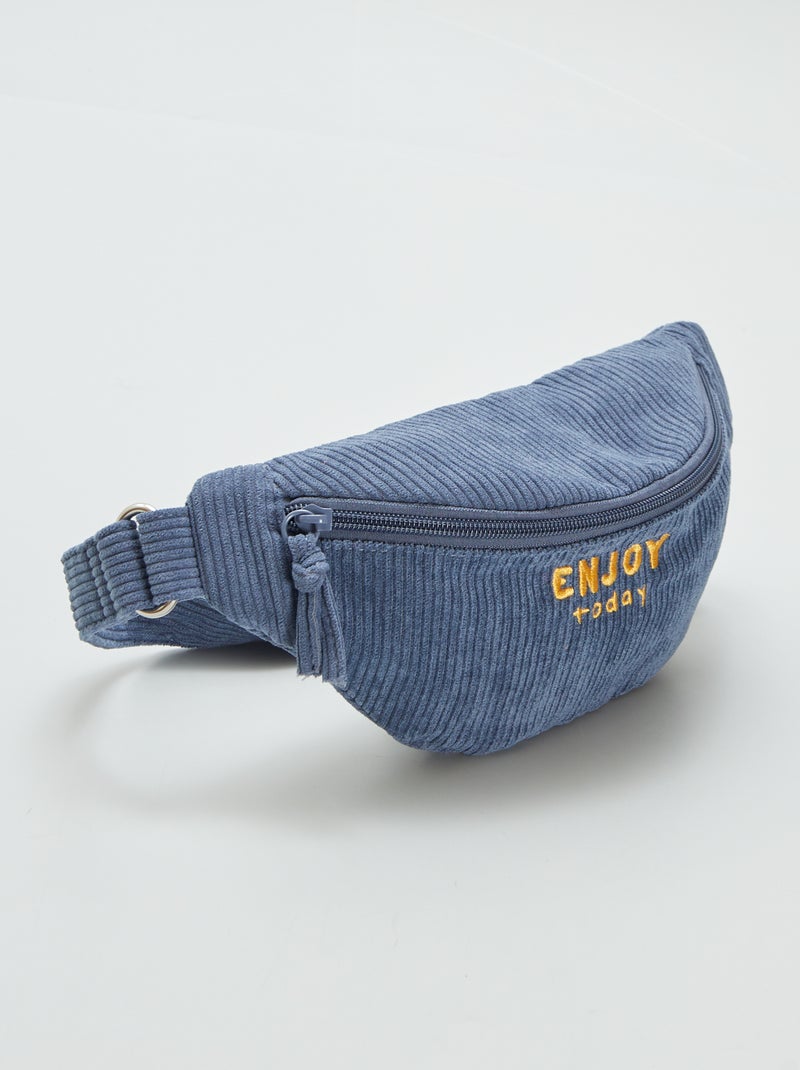 Heuptasje van corduroy KAKI - Kiabi