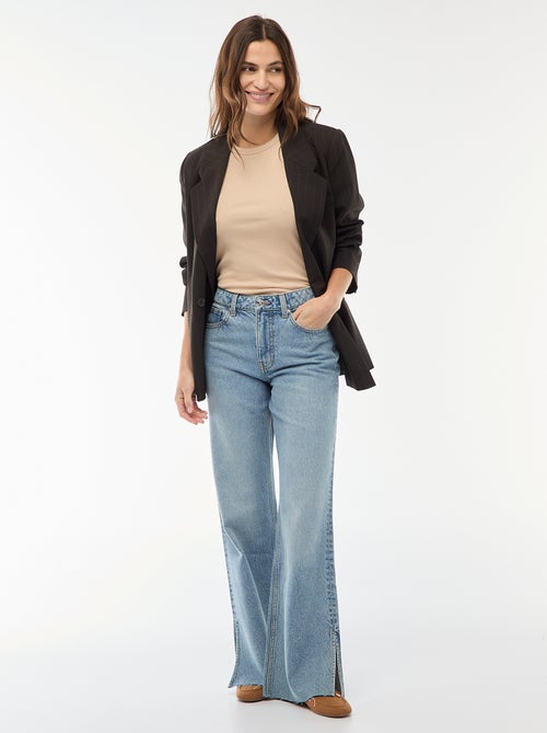 High waist flare/bootcut jeans - Kiabi