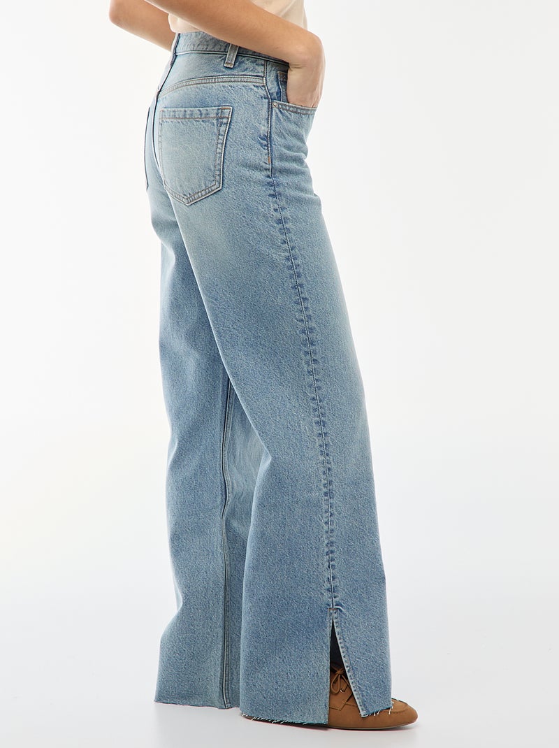 High waist flare/bootcut jeans Blauw - Kiabi