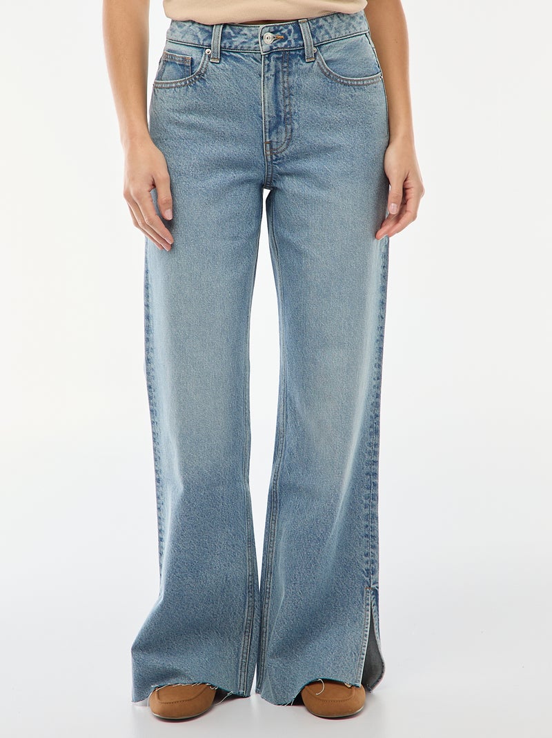 High waist flare/bootcut jeans Blauw - Kiabi