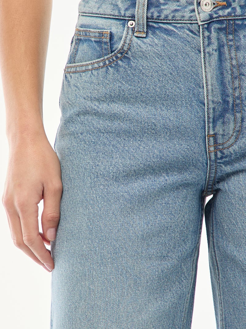 High waist flare/bootcut jeans Blauw - Kiabi