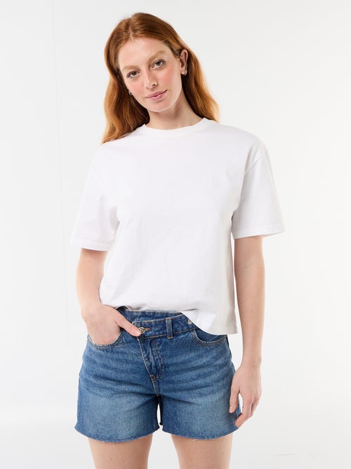 High waist jeansshort - Kiabi