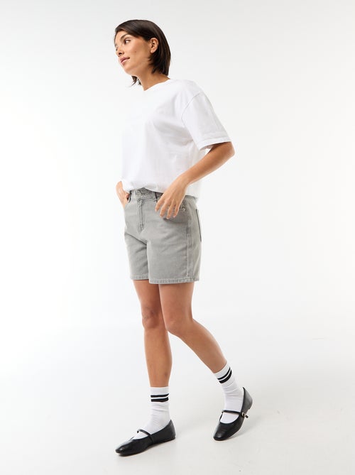High waist jeansshort - Kiabi