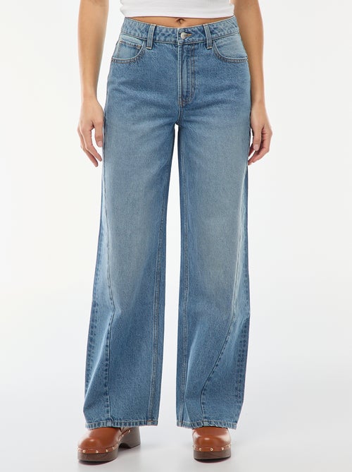 High waist wide leg jeans / wide leg - Kiabi