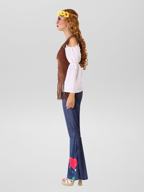 Hippiekostuum - 3-delig - Kiabi