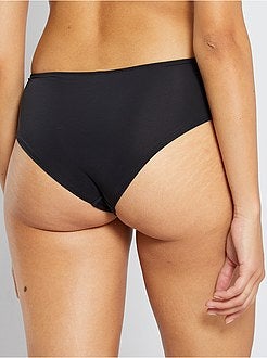 Hipster van microvezel en kant - Kiabi