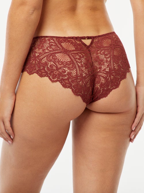 Hipster van opengewerkt kant met sieraaddetail - Kiabi