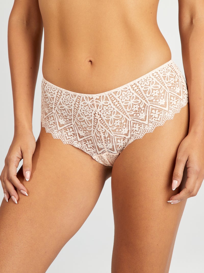 Hipster van transparante kant ROSE - Kiabi