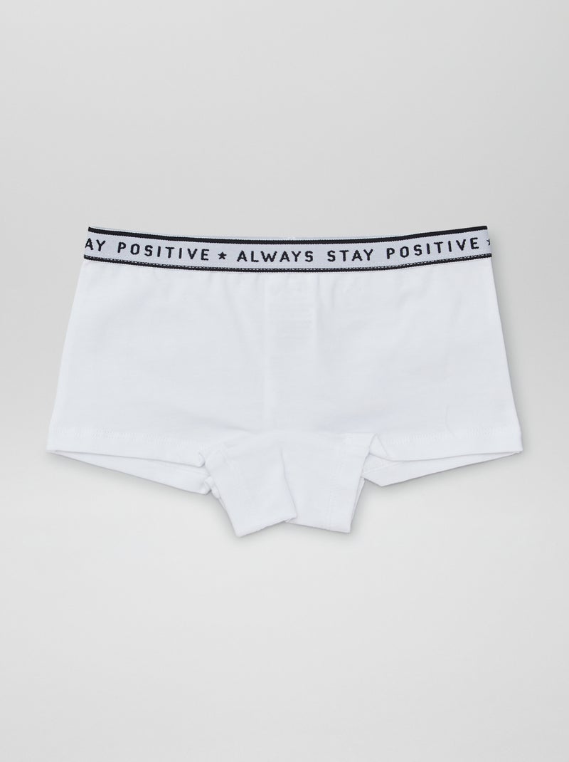 Hipsters van jersey - Setje van 3 ZWART - Kiabi