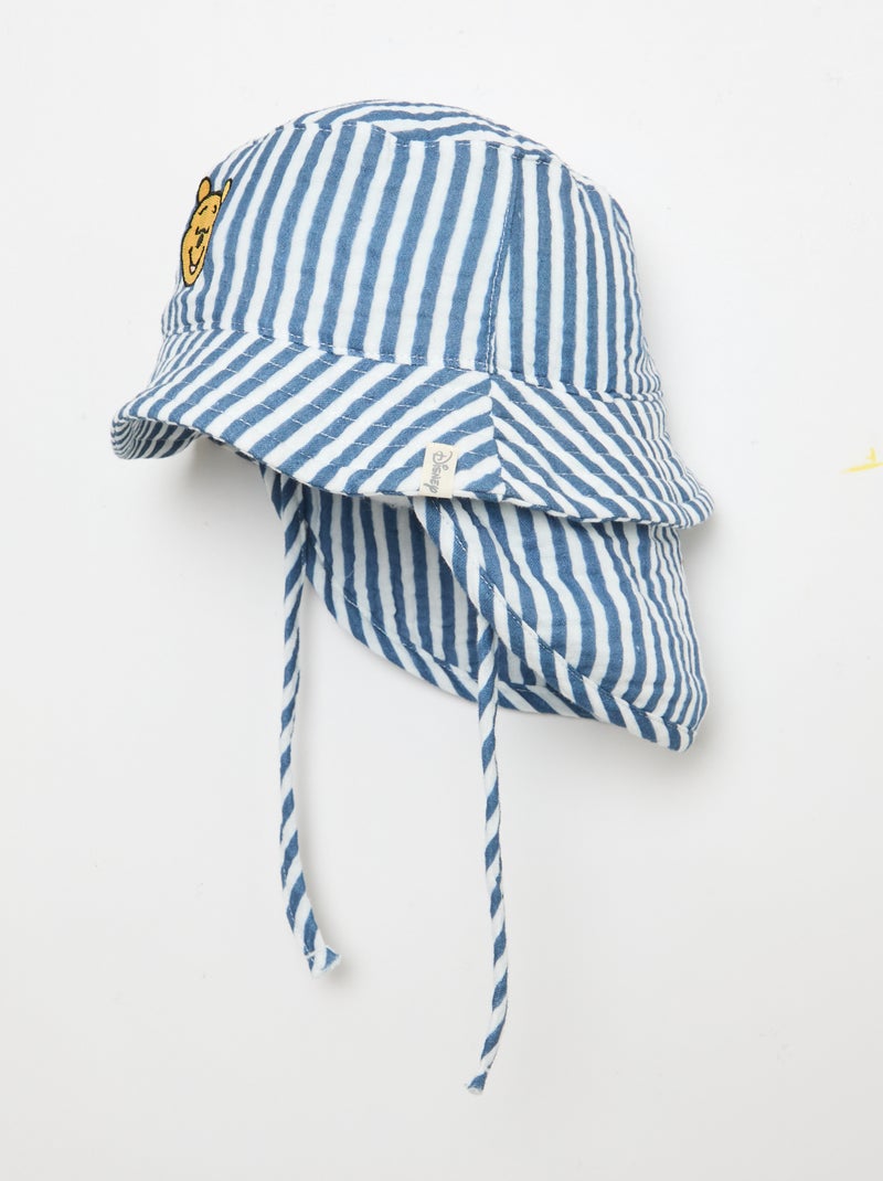 Hoed 'Winnie' met strikbandjes Blauw - Kiabi