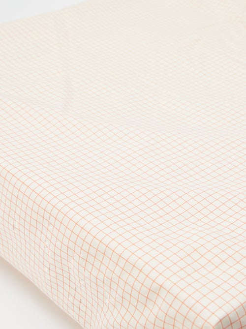 Hoeslaken 1 persoon (140x200) van katoen - Kiabi Home - Kiabi