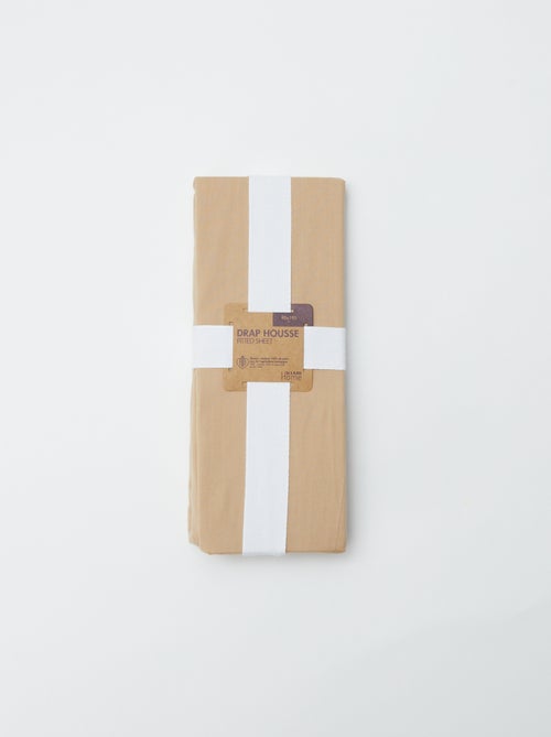 Hoeslaken 1 persoon (90x190) van katoen - Kiabi Home - Kiabi