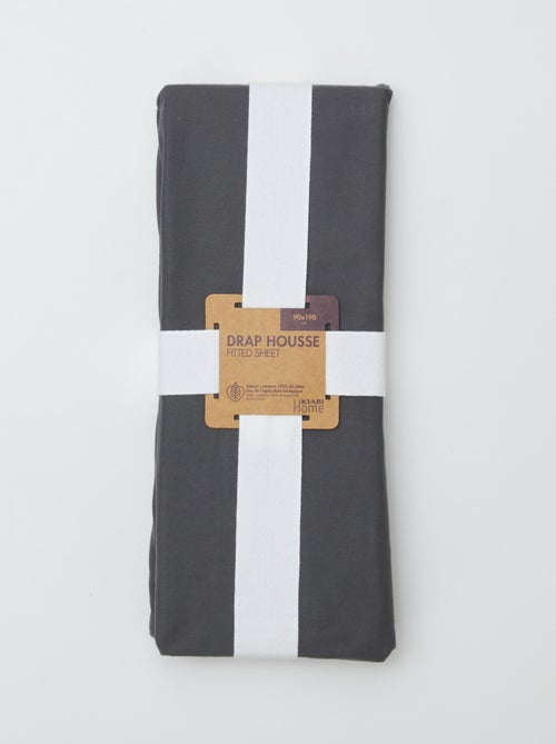 Hoeslaken 1 persoon (90x190) van katoen - Kiabi Home - Kiabi