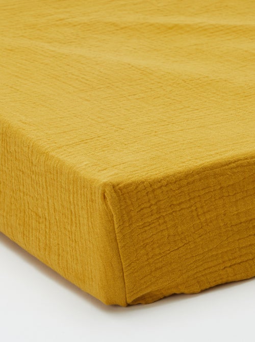 Hoeslaken 2 personen (140x200) van dubbel katoengaas - Kiabi Home - Kiabi