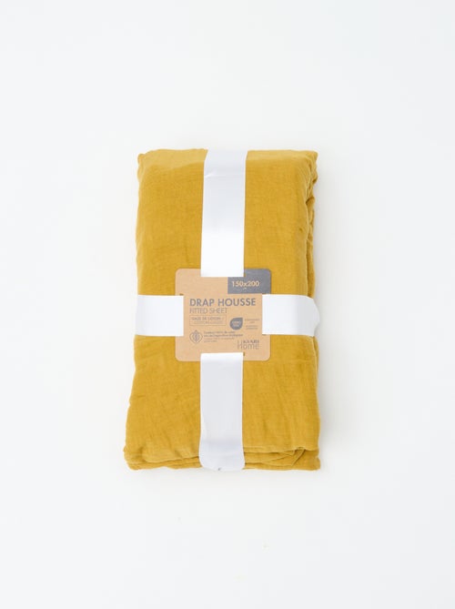 Hoeslaken 2 personen (150x200cm) van katoengaas - Kiabi Home - Kiabi