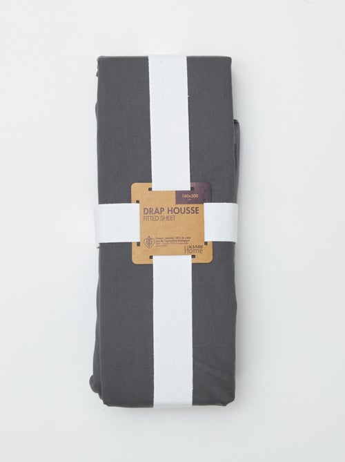 Hoeslaken 2 personen (160x200cm) van katoen - Kiabi Home - Kiabi