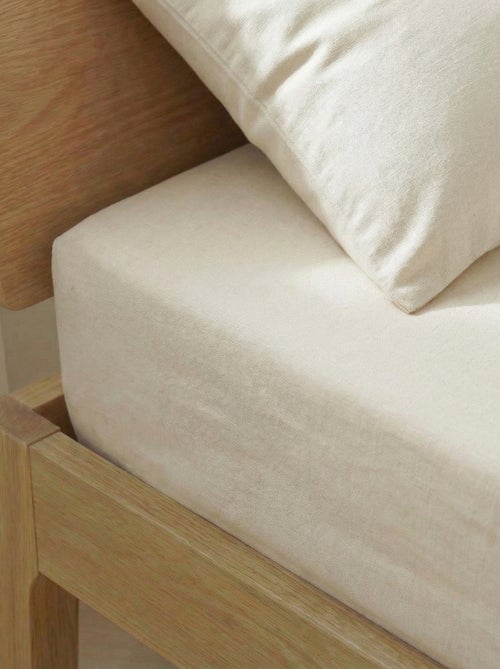 Hoeslaken 2 personen (160x200cm) van katoen - Kiabi Home - Kiabi