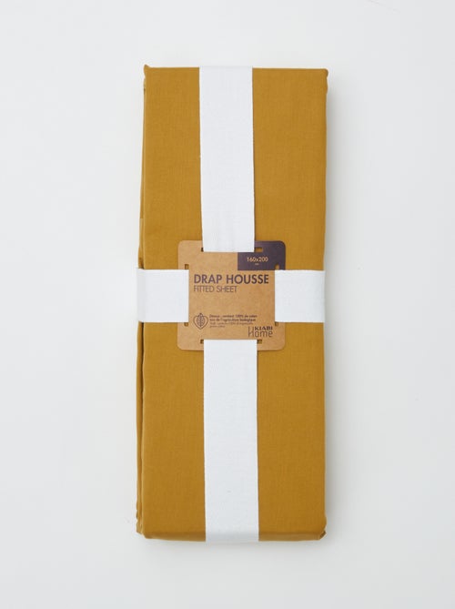 Hoeslaken 2-persoons (160x200cm) van katoen - Kiabi Home - Kiabi