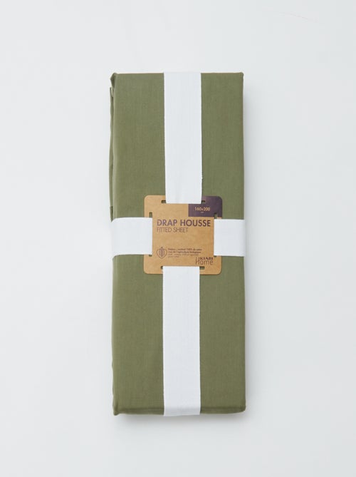 Hoeslaken 2-persoons (160x200cm) van katoen - Kiabi Home - Kiabi