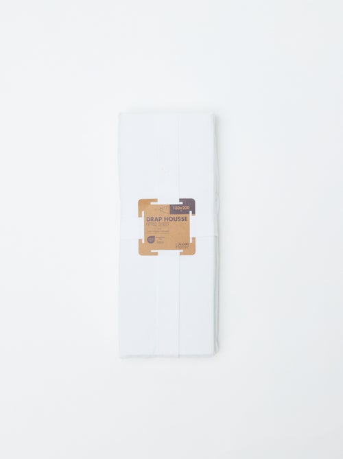 Hoeslaken 2-persoons (180x200) van katoen - Kiabi Home - Kiabi