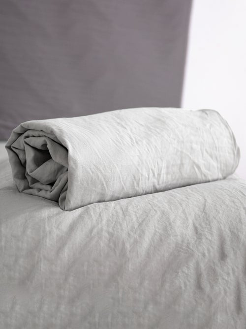 Hoeslaken effen - 1 of 2 personen / 90x190 / 140x190 / 160x200 - Kiabi