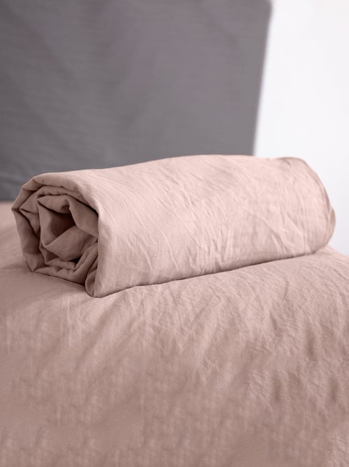 Hoeslaken effen - 1 of 2 personen / 90x190 / 140x190 / 160x200 - Kiabi